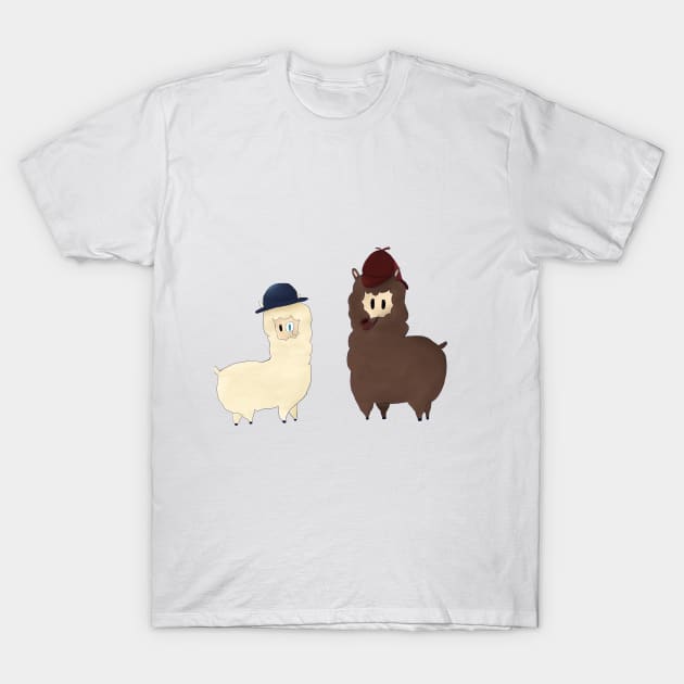 Sherlock Alpaca T-Shirt by LouNoita